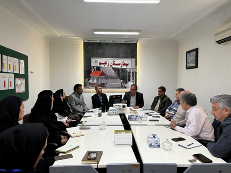 جلسه هماهنگی‌های بین بیمارستان‌های زنجیره‌ای شهرستان پاکدشت